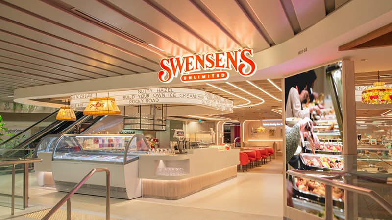 Front view of Swensen’s Unlimited buffet